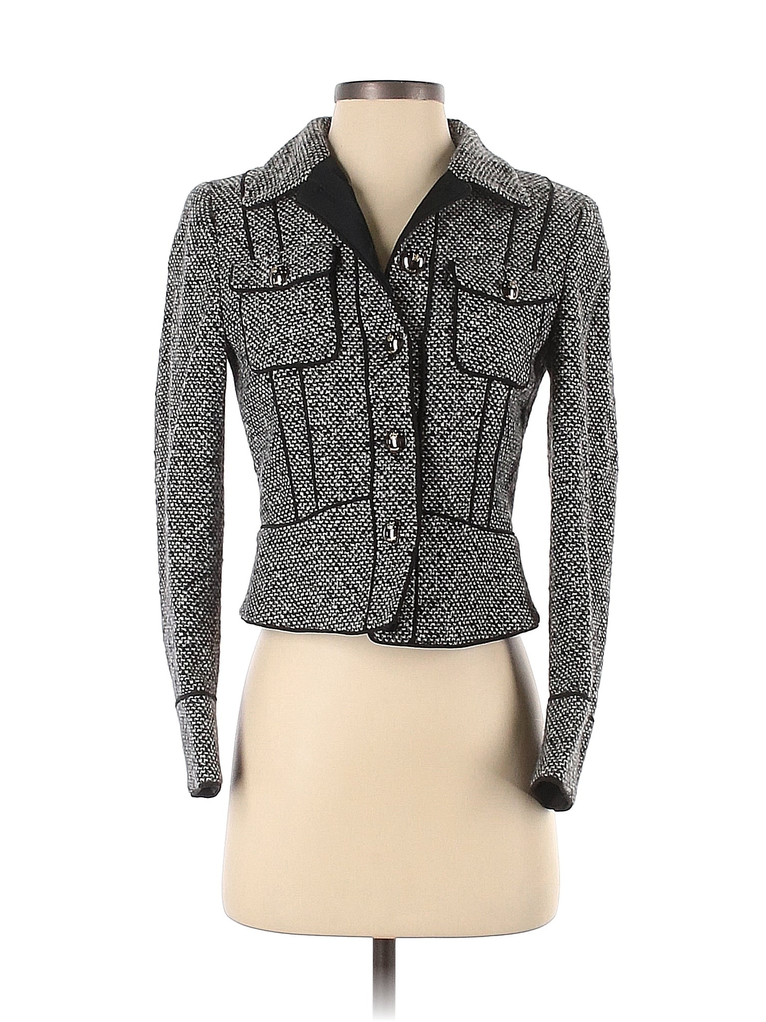 Escada Amber Crop Jacket Grullo