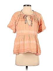 Pilcro By Anthropologie Short Sleeve Blouse