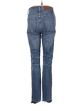 Madewell 10" High-Rise Skinny Jeans: Drop Step-Hem Edition (view 2)
