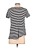 Seed 100% Cotton Stripes Multi Color Black Short Sleeve T-Shirt Size S - photo 2