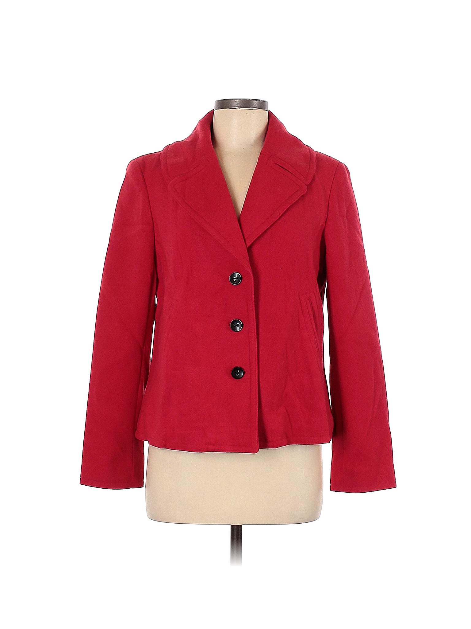 Jones Wear Solid Colored Red Jacket Size 8 68 off thredUP