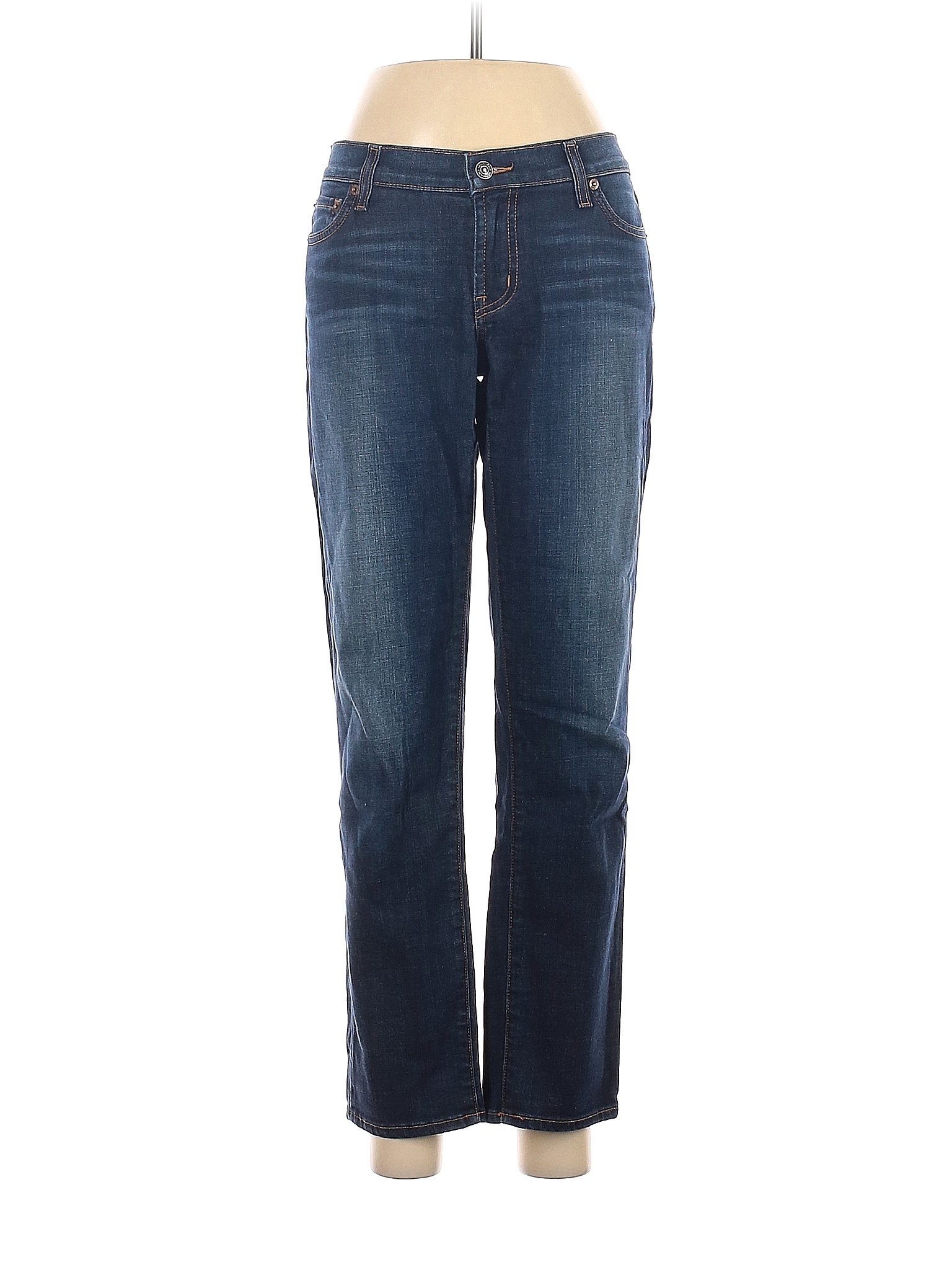 Red Engine Solid Blue Jeans 29 Waist - 81% off | thredUP