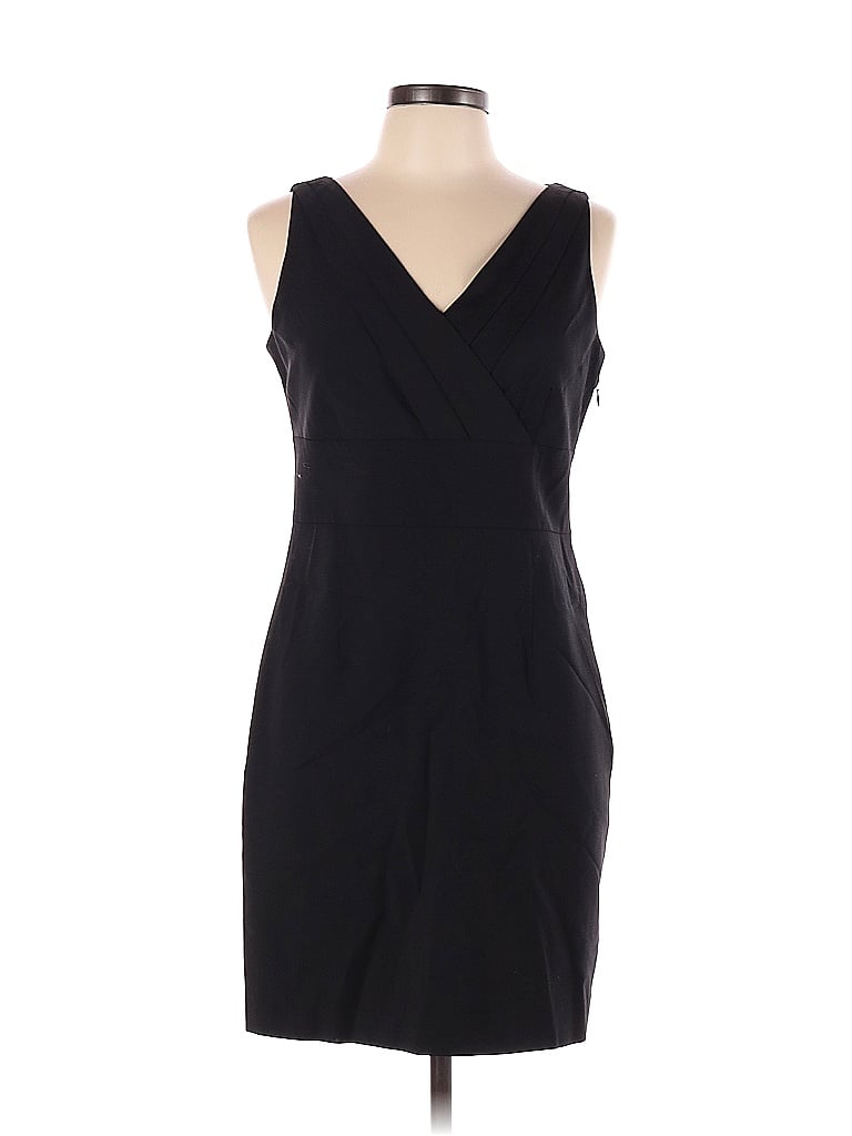 Ann Taylor Solid Black Casual Dress Size Petite Off Thredup