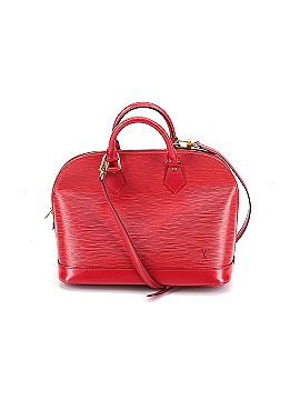 Christian Dior 100% Leather Solid Red Leather Shoulder Bag One 