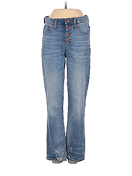 Madewell Cali Demi-Boot Jeans in Bess Wash: Button-Front Edition (view 1)
