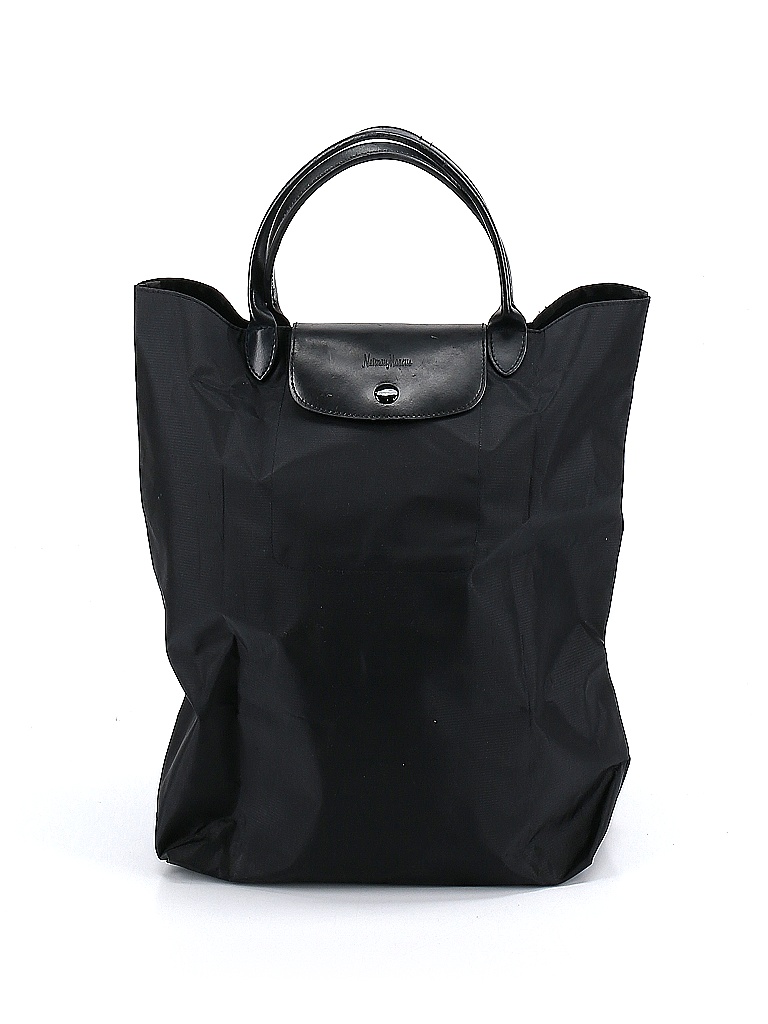 Neiman Marcus Solid Black Tote One Size - photo 1