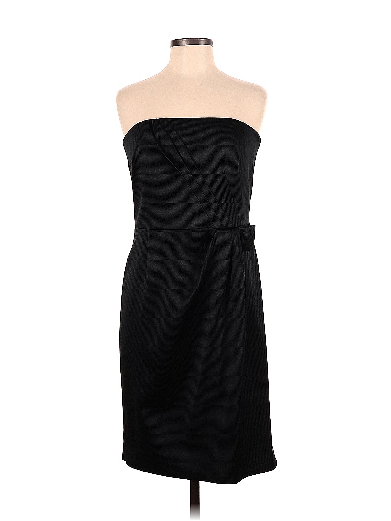 White House Black Market Solid Black Cocktail Dress Size 6 77 off