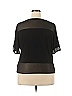 Roommates Black Short Sleeve Top Size 1X - photo 2
