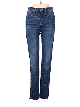 Madewell 9" Mid-Rise Skinny Jeans in Paloma Wash: Raw-Hem Edition (view 1)