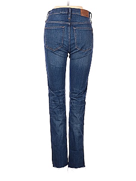 Madewell 9" Mid-Rise Skinny Jeans in Paloma Wash: Raw-Hem Edition (view 2)