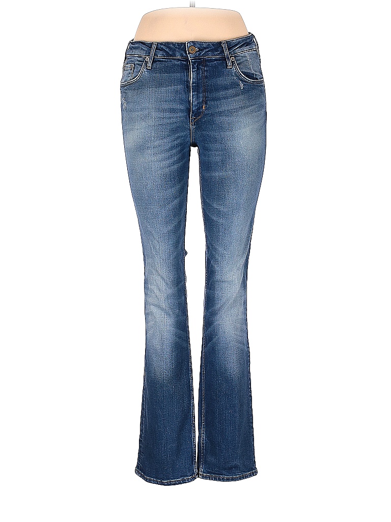 &Denim by H&M Solid Blue Jeans 32 Waist - 66% off | thredUP