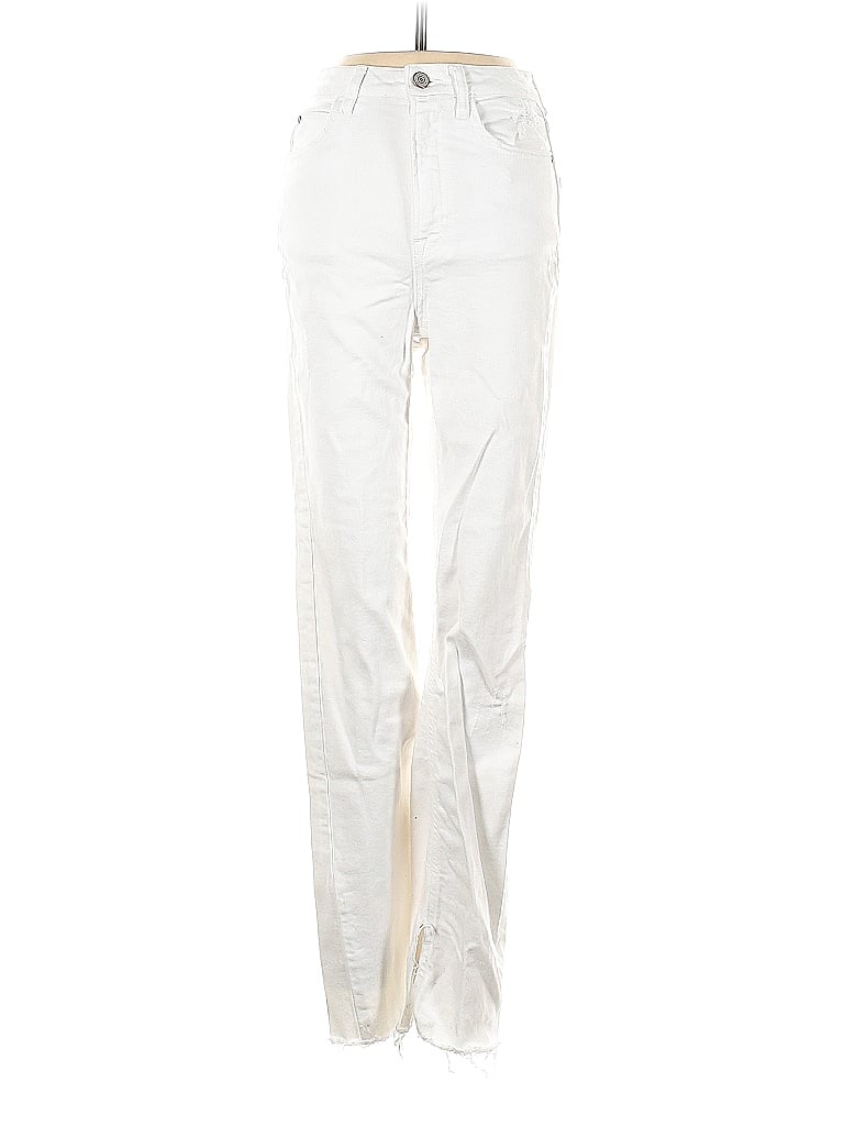 Zara Ivory White Jeans Size 00 - photo 1