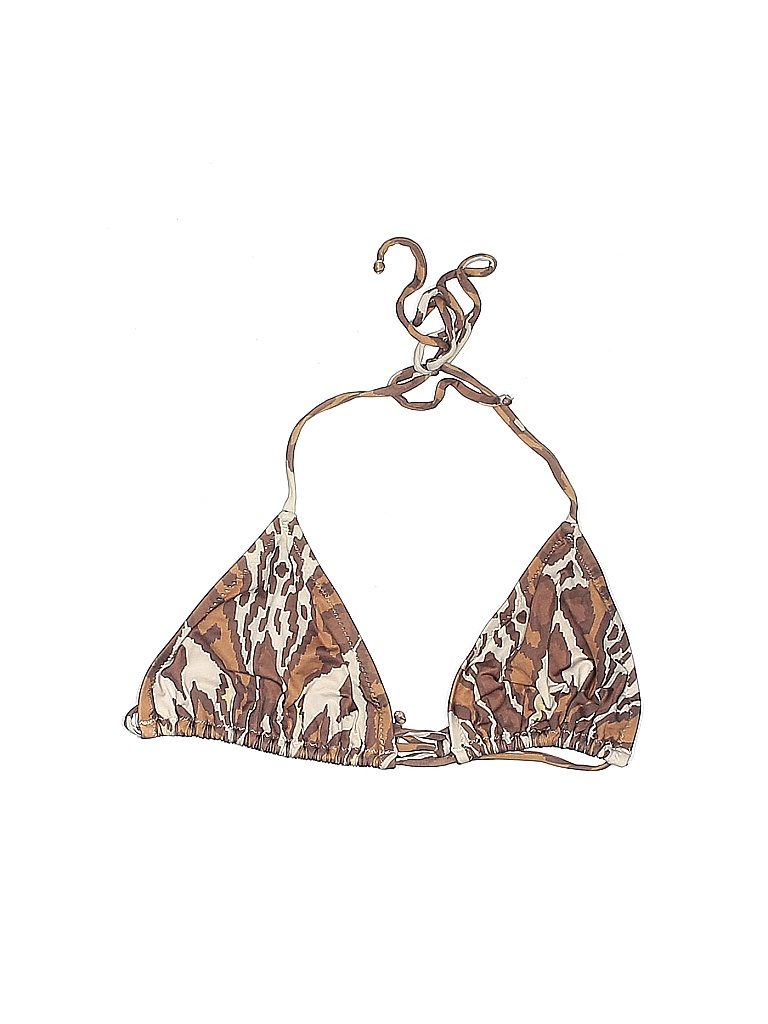 Calypso St. Barth Multi Color Tan Swimsuit Top Size S 79 off thredUP