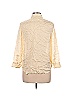 Chaps Brocade Ivory Long Sleeve Blouse Size 10 - photo 2