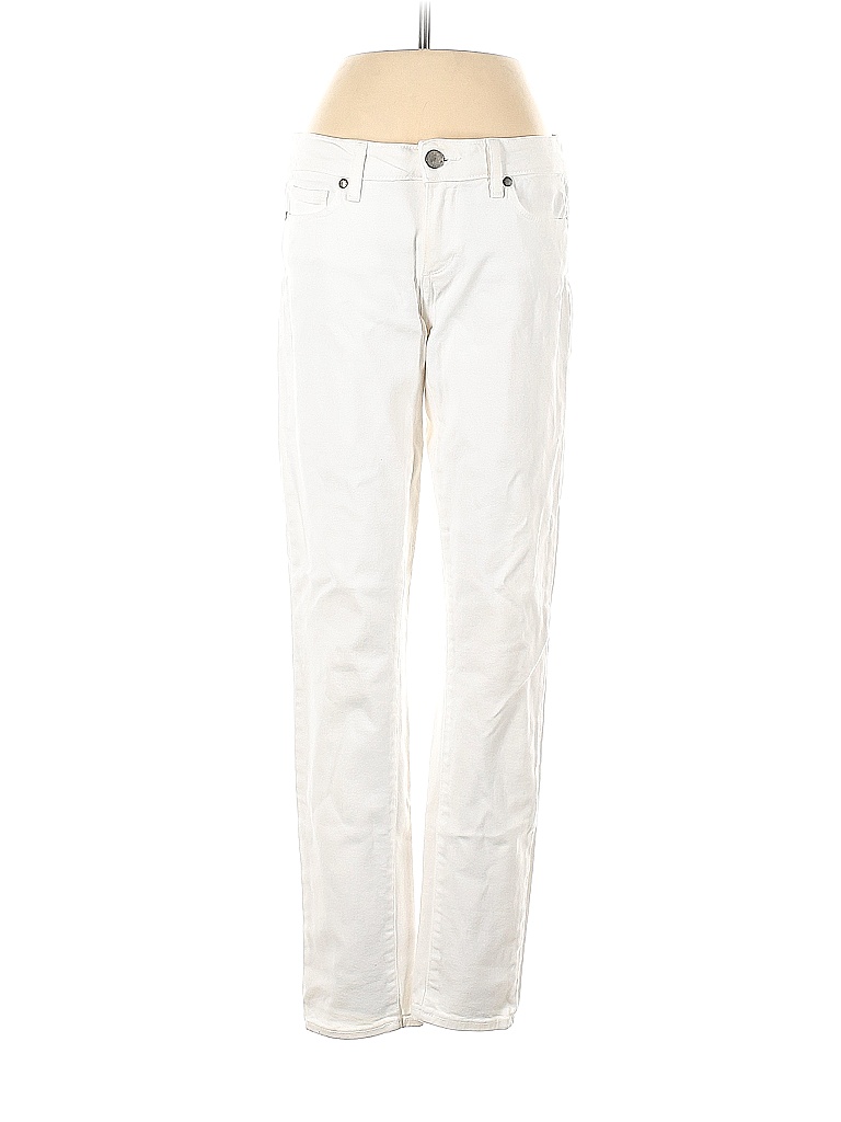 Paige Ivory White Jeans 27 Waist - photo 1