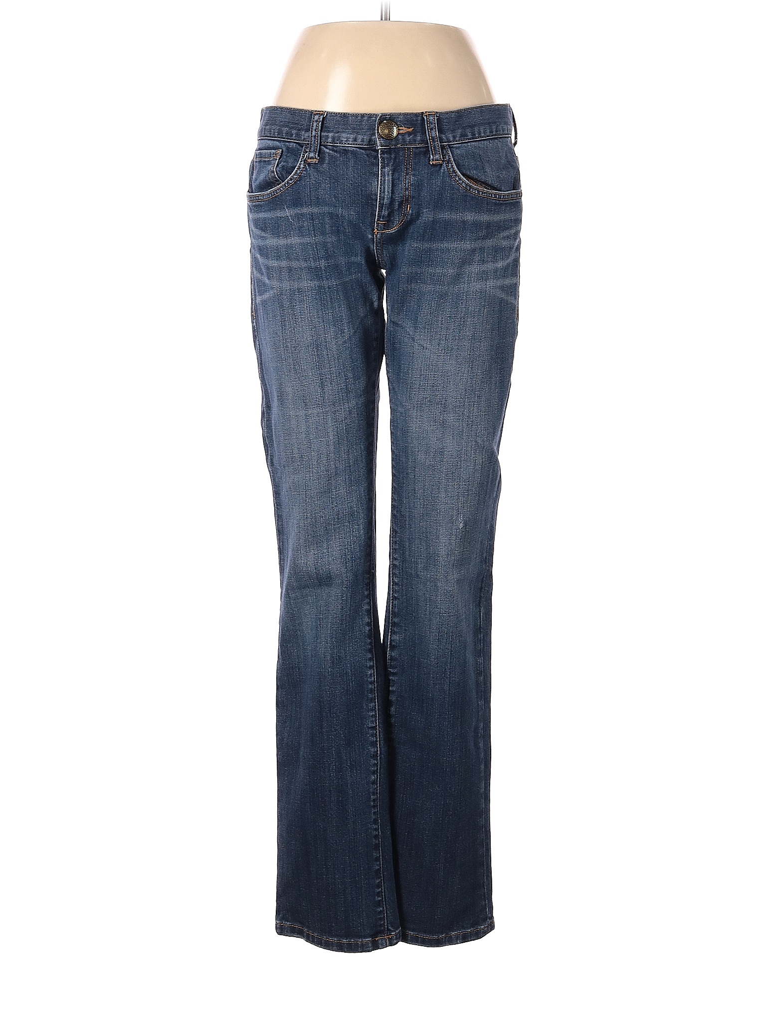 CAbi Solid Blue Jeans Size 6 - 73% off | thredUP