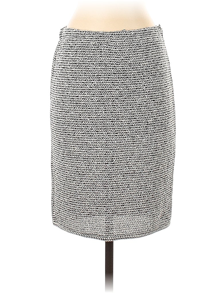 Pre-owned Max Studio Formal Skirt In Gray
