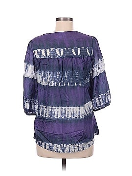 Calypso St. Barth For Target Short Sleeve Silk Top (view 2)