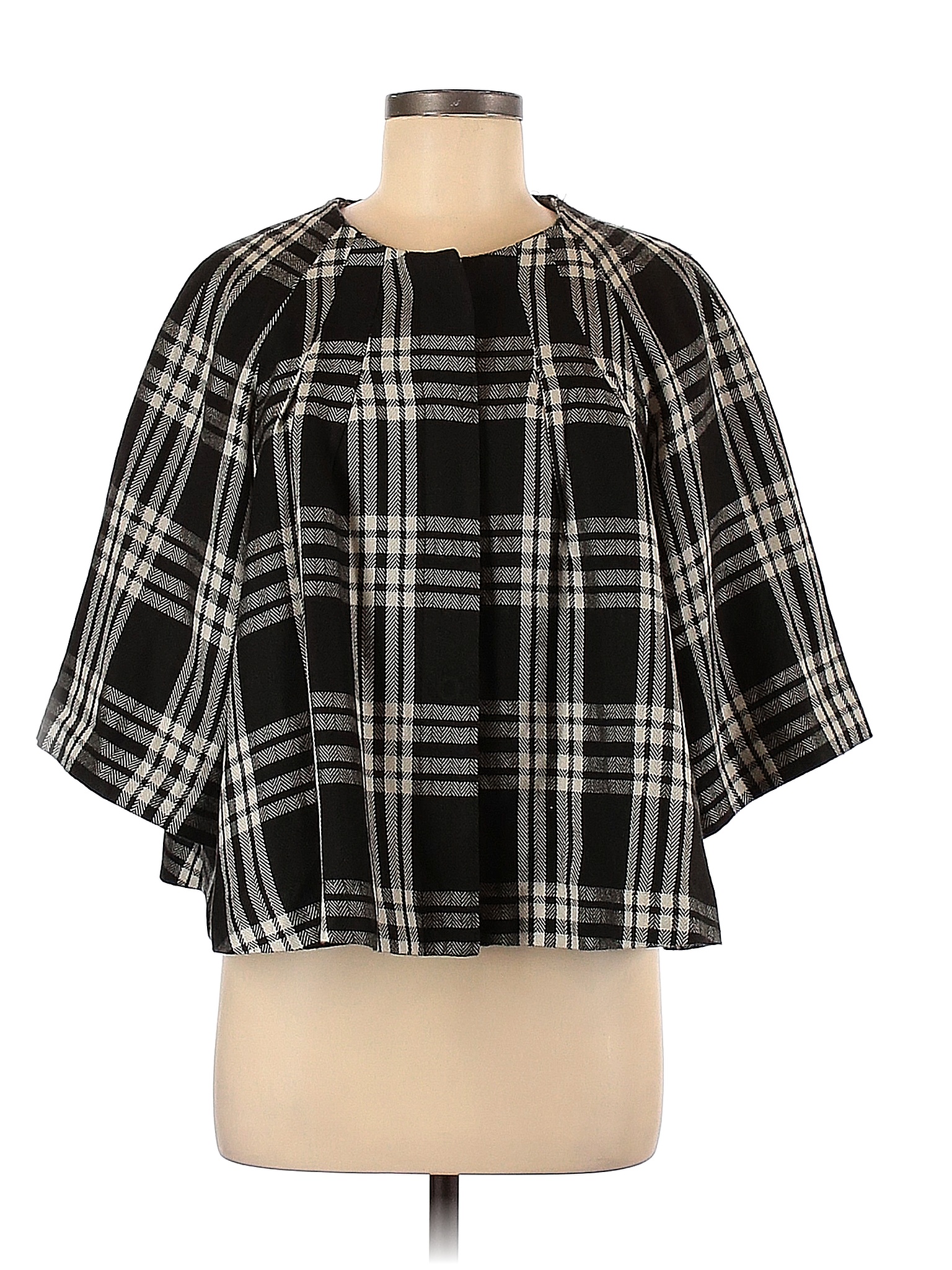 larry levine plaid coat