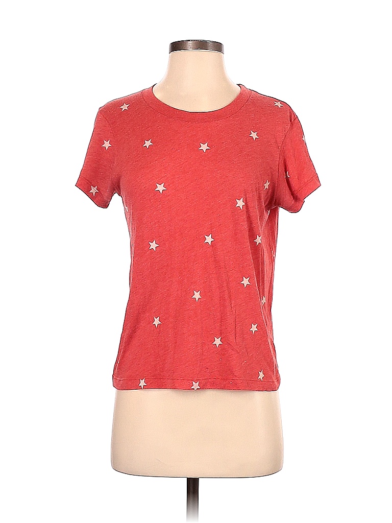 Wildfox Colored Red Short Sleeve T-Shirt Size Sm (1 or S) - photo 1