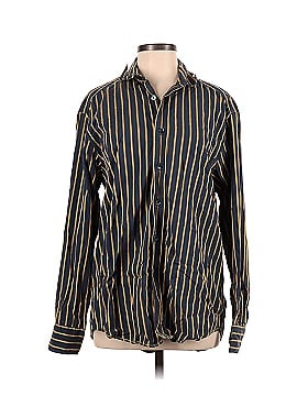 Indigo Palms Long Sleeve Button-Down Shirt (view 1)