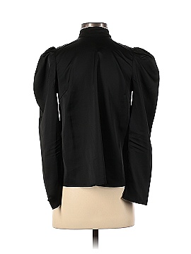 Aqua Long Sleeve Blouse (view 2)