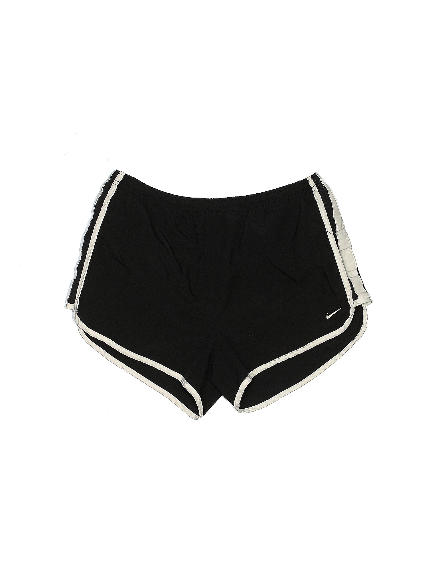 Nike 100 Polyester Color Block Solid Black Athletic Shorts Size M 76 off thredUP