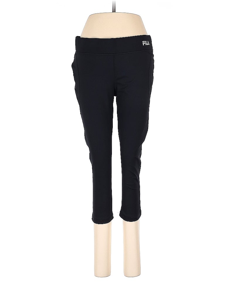 Pre-owned Fila Sport Active Pants In Black