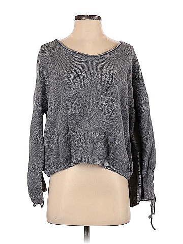 Woven Heart Pullover Sweater (view 1)