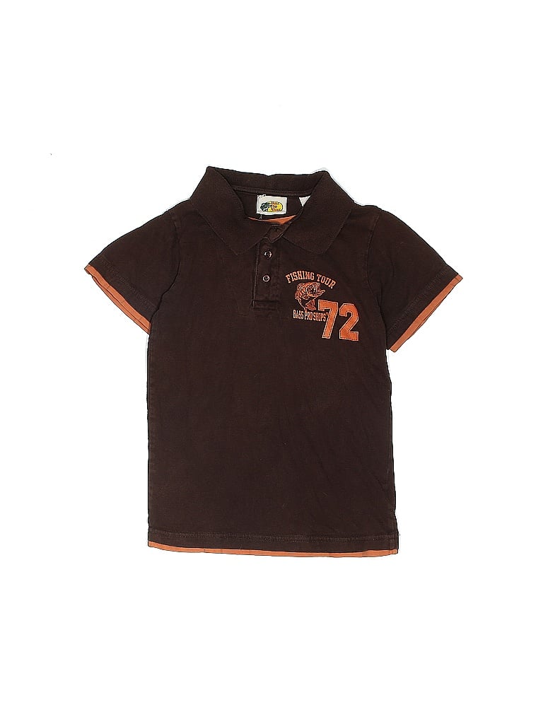 Bass Pro Shops 100% Cotton Brown Short Sleeve Polo Size 6 (big kids) - photo 1