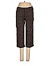 One Tuff Babe Plaid Argyle Tweed Brown Casual Pants Size 5 - 6 - photo 1
