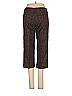 One Tuff Babe Plaid Argyle Tweed Brown Casual Pants Size 5 - 6 - photo 2