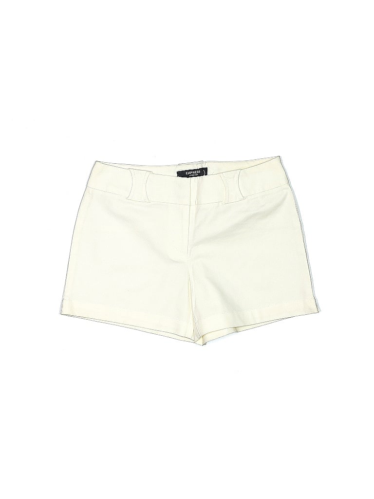 Express Solid Ivory Dressy Shorts Size 1 - photo 1