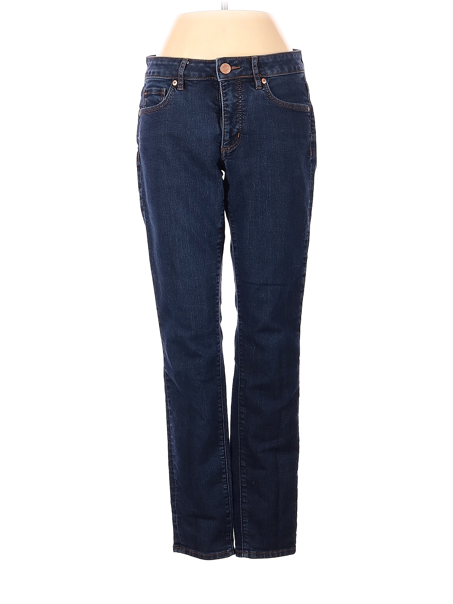 Ann Taylor LOFT Tortoise Hearts Blue Jeans 26 Waist - 88% off | ThredUp