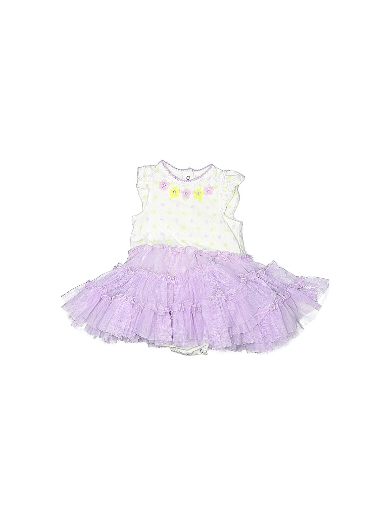 Little Me Colored Purple Dress Size 12 mo - photo 1