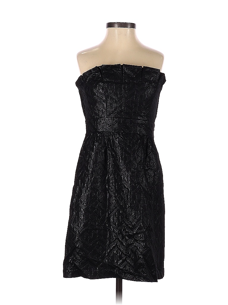 Tibi Solid Black Cocktail Dress Size 2 - photo 1