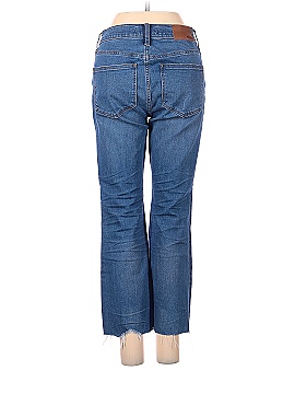 Madewell Petite Cali Demi-Boot Jeans in Bronson Wash: Button-Front Edition (view 2)