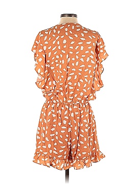 Umgee Full Size Half Sleeve Dolman Sleeved Romper Plus Size