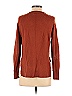 J Brand 100% Cashmere Color Block Solid Colored Orange Cashmere Pullover Sweater Size S - photo 2