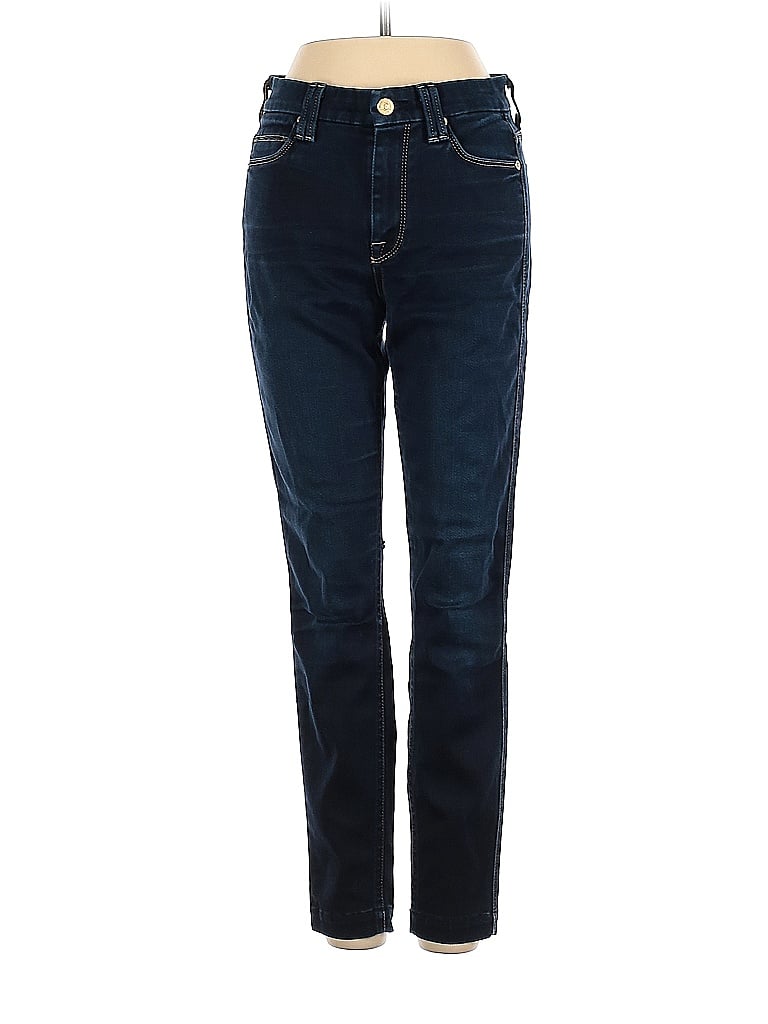 7 For All Mankind Solid Blue Jeans 24 Waist - 95% off | thredUP
