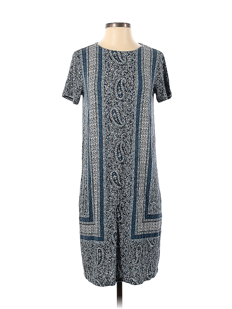 J.Jill Paisley Multi Color Blue Casual Dress Size XS 76 off thredUP
