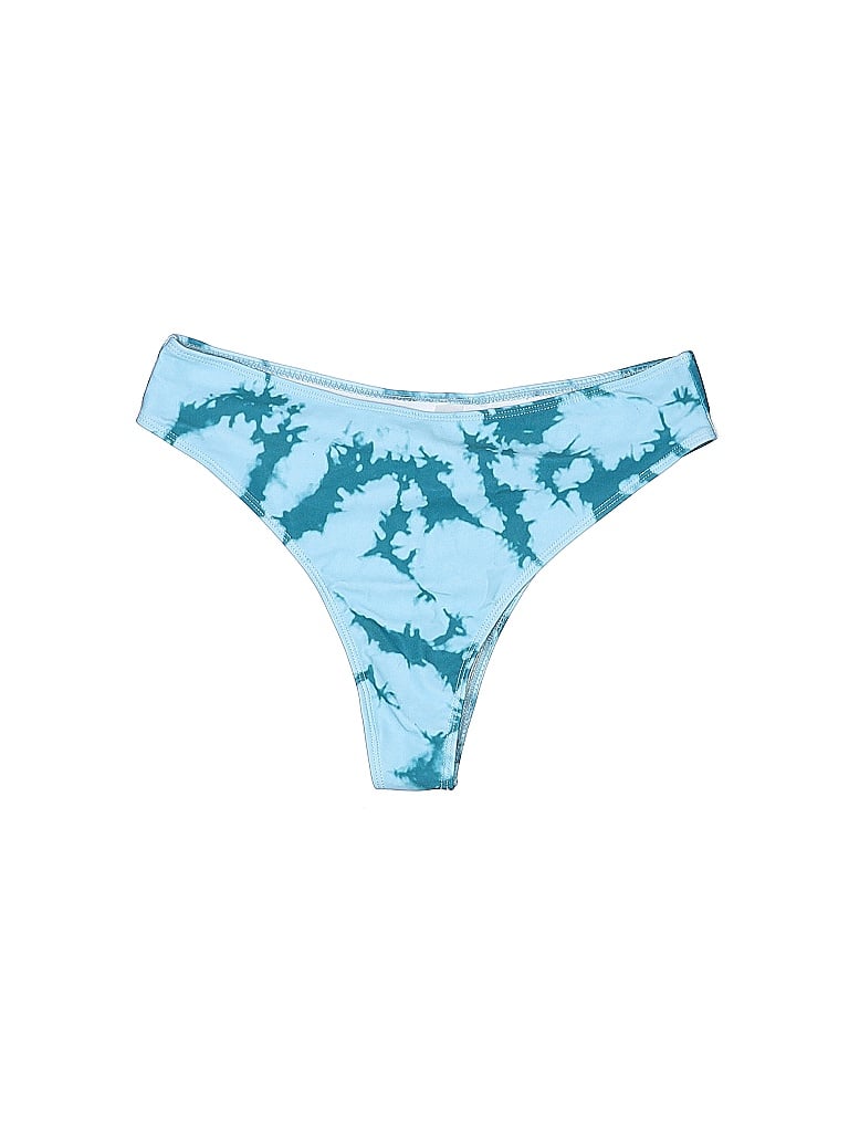 Pre-owned Shein Swimsuit Bottoms In Blue