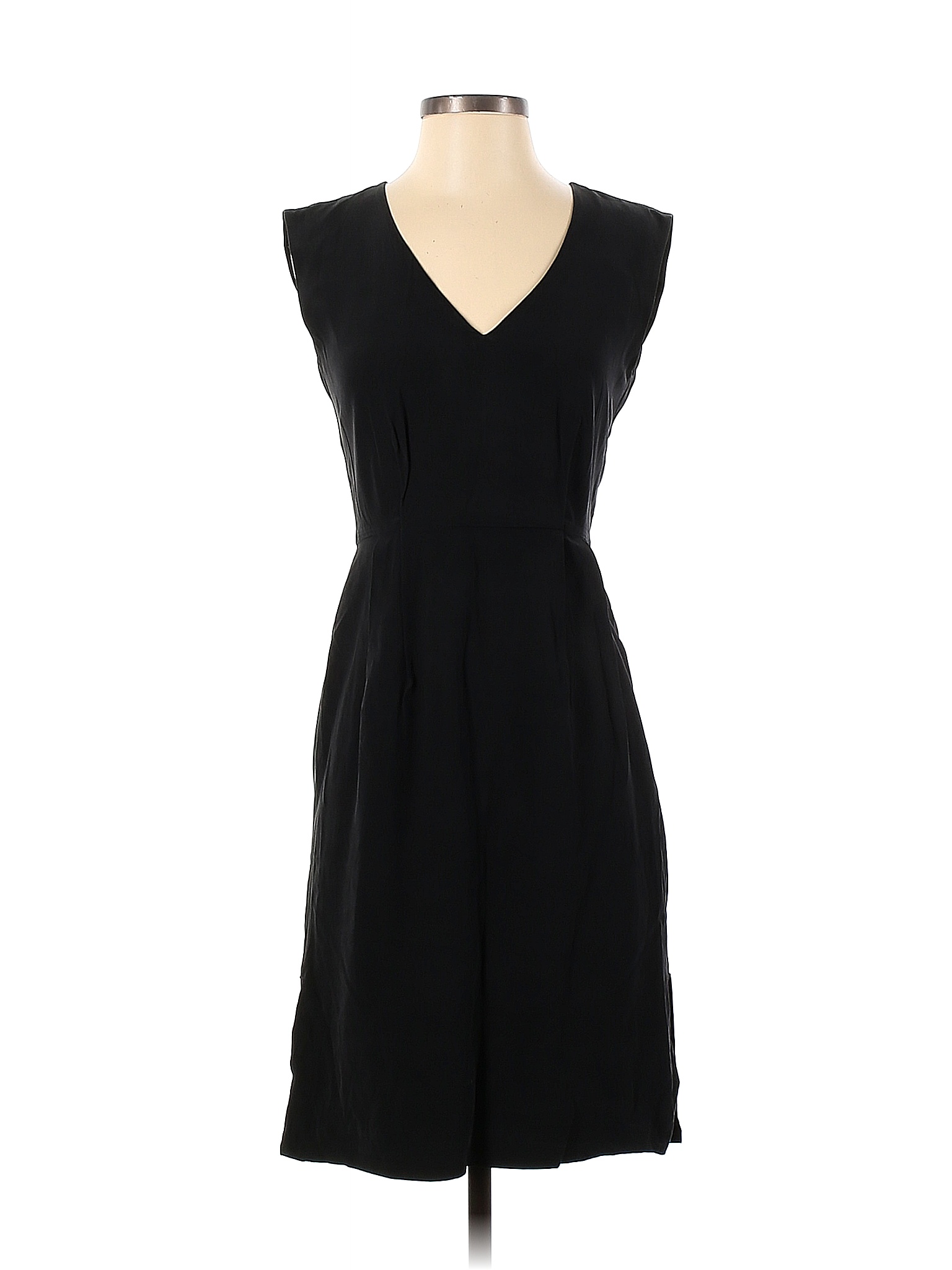 J.Crew 100% Silk Black Cocktail Dress Size 2 (Petite) - 91% off | ThredUp