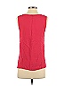 Gap 100% Polyester Red Pink Sleeveless Blouse Size S - photo 2