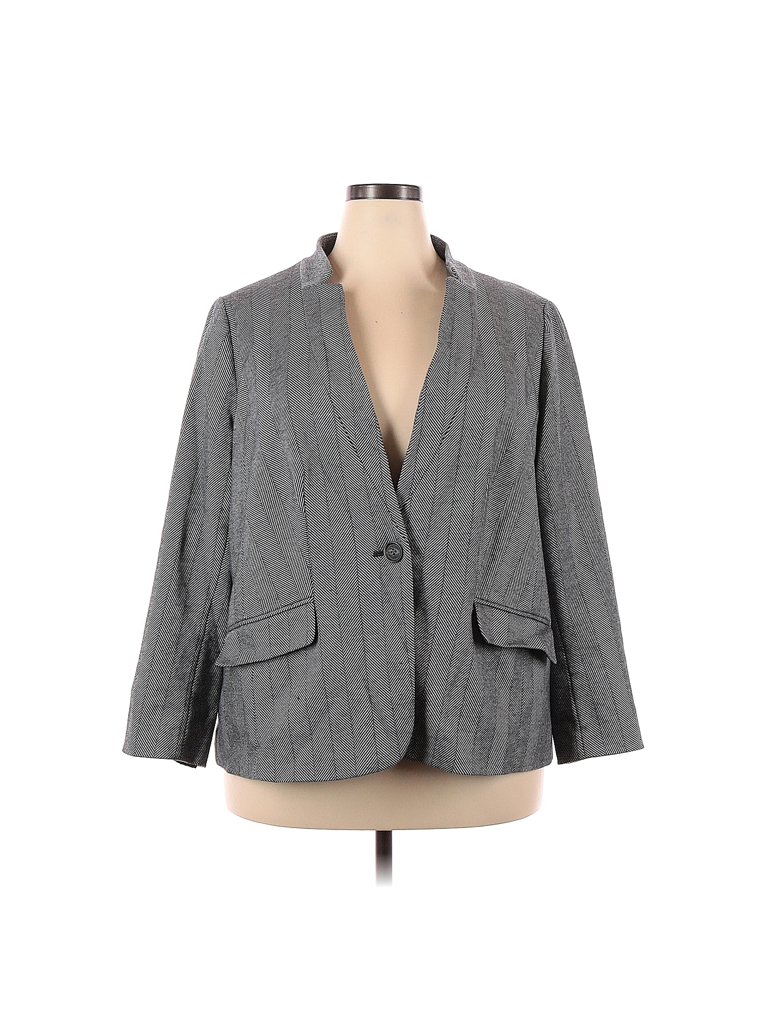 Talbots Gray Blazer Size 20 (Plus) - 75% off | thredUP