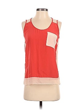 Waverly Grey Sleeveless Silk Top (view 1)