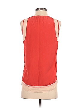 Waverly Grey Sleeveless Silk Top (view 2)