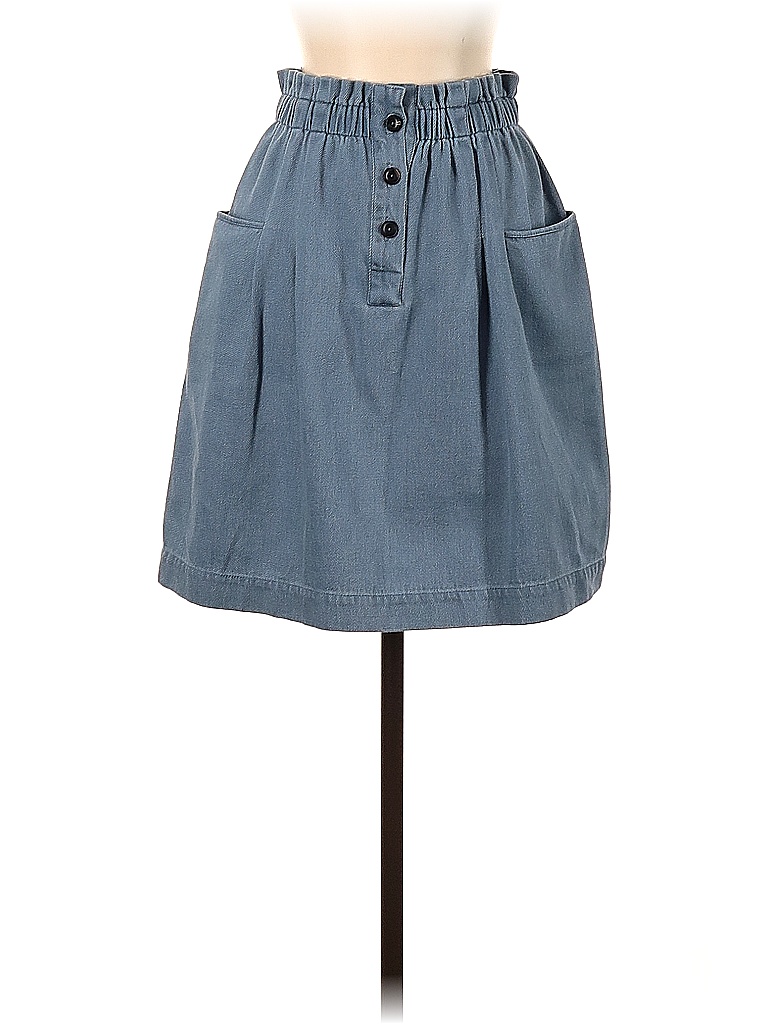 Bellerose Solid Blue Casual Skirt Size 1 - photo 1
