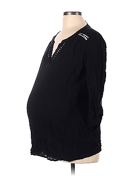 Oh Baby By Motherhood 3/4 Sleeve Blouse (view 1)