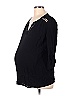 Oh Baby By Motherhood 100% Rayon Solid Black 3/4 Sleeve Blouse Size M (Maternity) - photo 1